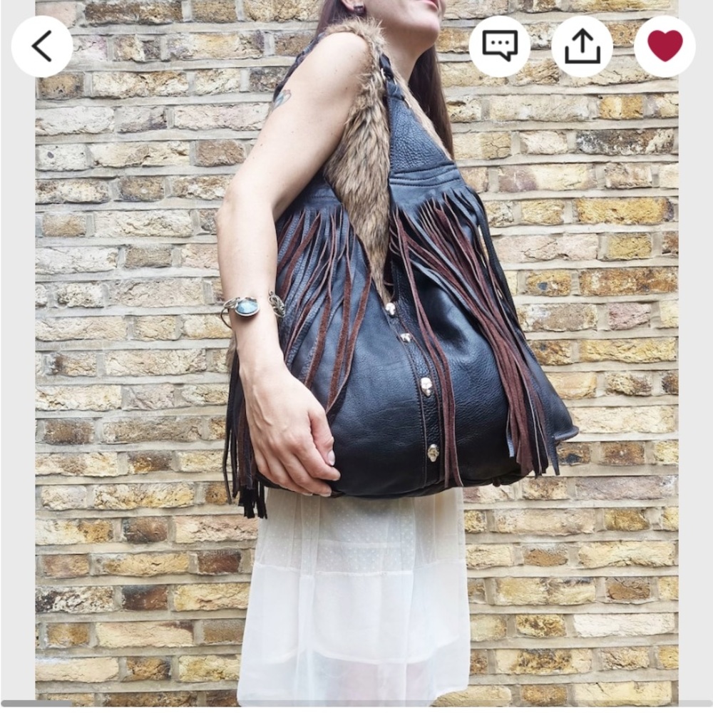 Leather handmade Etsy purse